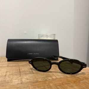 Jimmy Fairly Black Elvie Sunglasses